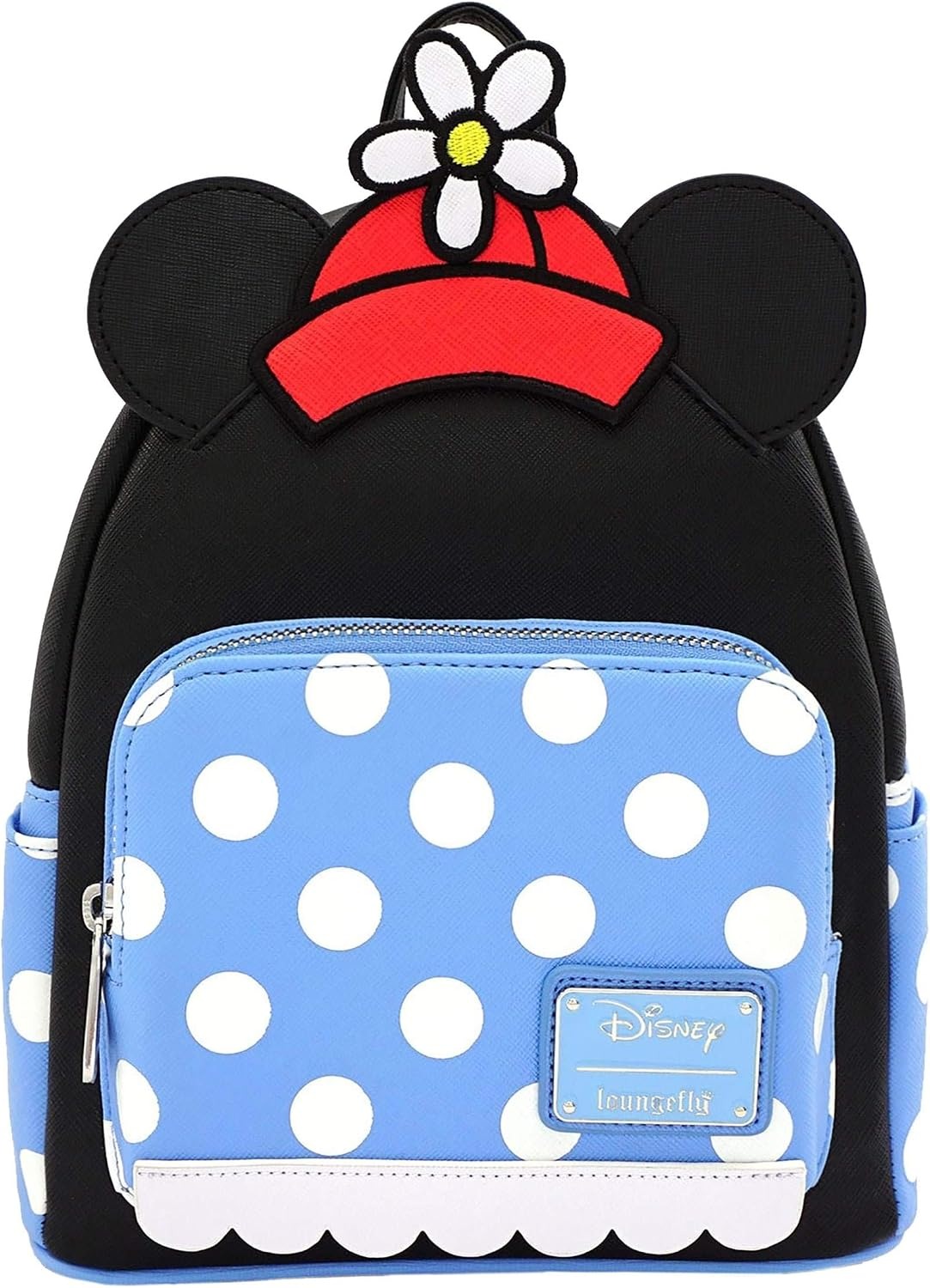 Minnie Mouse Daisy Hat Blue Polka Dot Mini Backpack