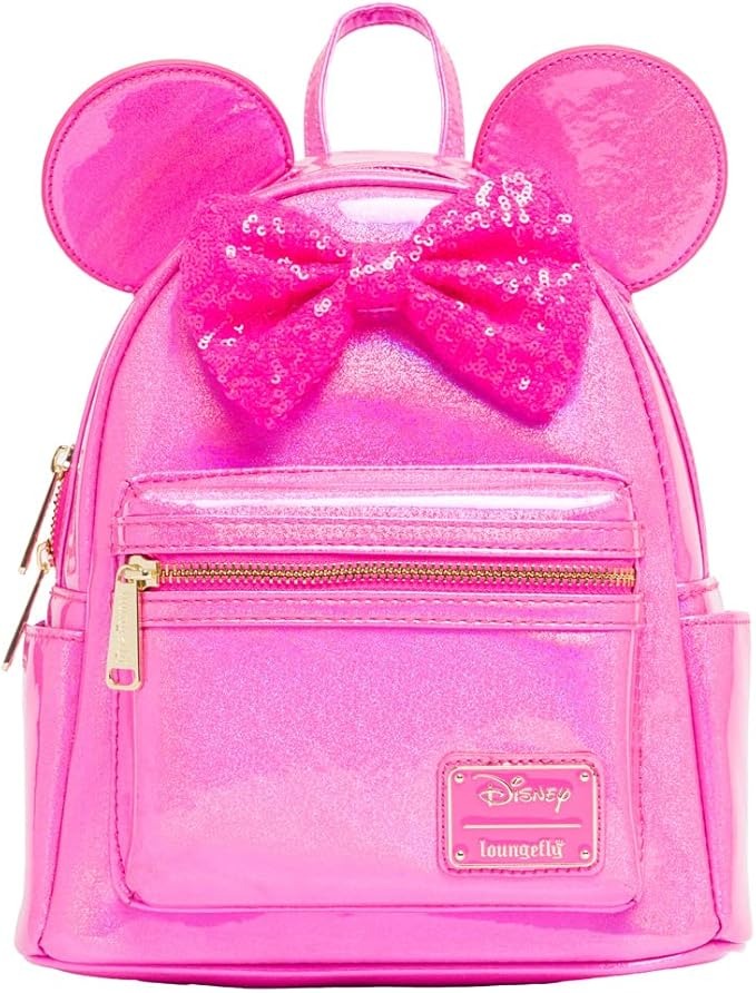 Minnie Mouse Pink Sequin Bow Mini Backpack