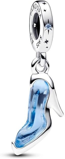 Cinderella Glass Slipper Dangle Charm
