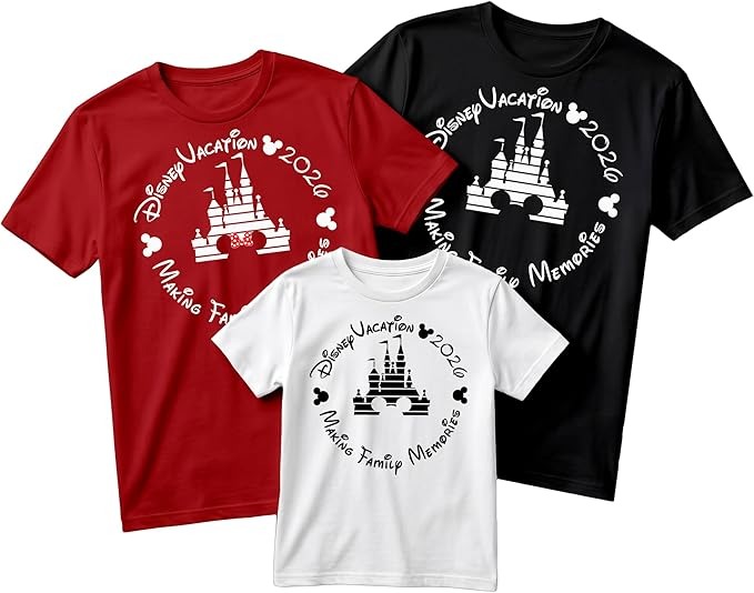 Disney Vacation 2026 Making Family Memories Tee