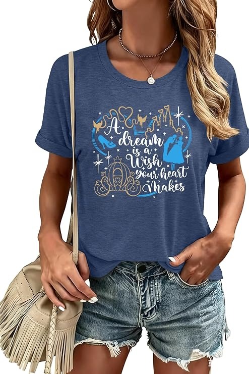 A Dream is a Wish Your Heart Makes Cinderella Tee