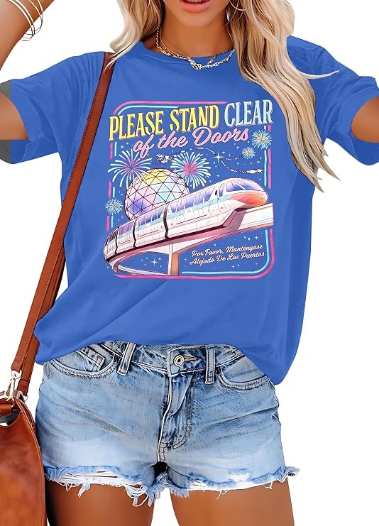 Please Stand Clear of the Doors Monorail Tee
