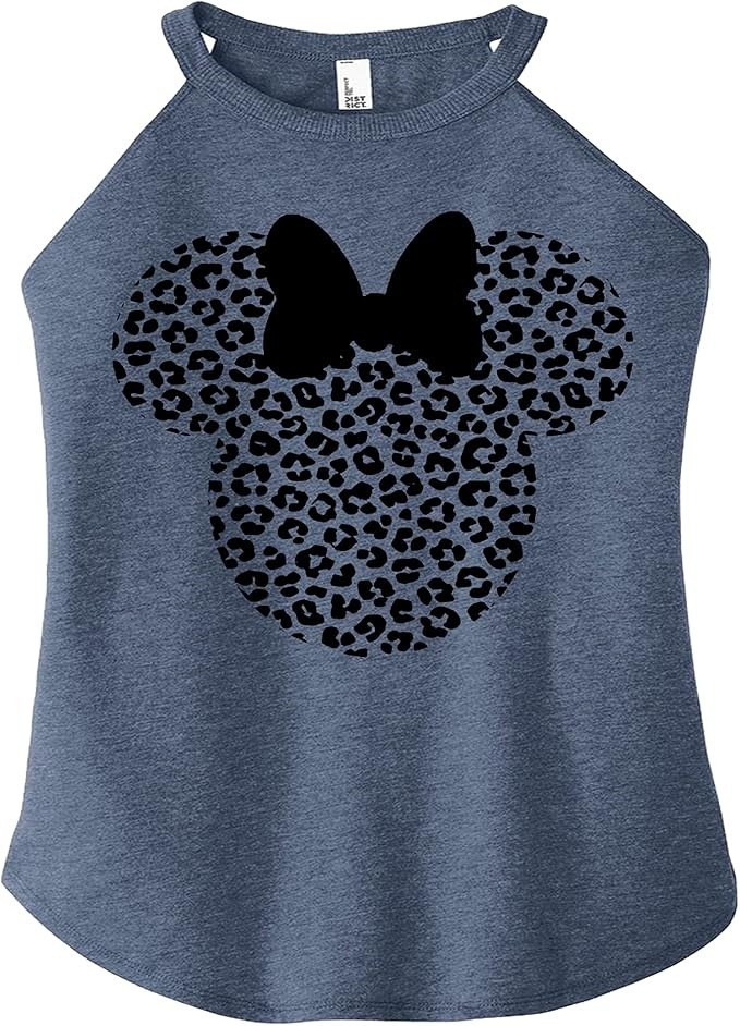 Leopard Minnie Mouse Rocker Tank