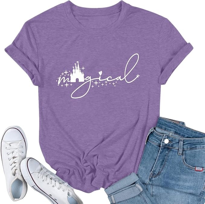 Magical Castle Tee Purple