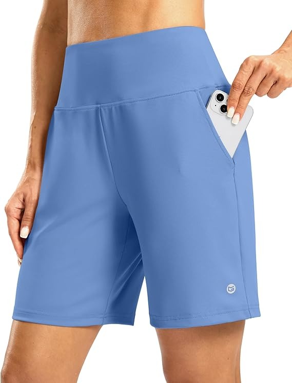 Women's Athletic Bermuda Shorts Blue