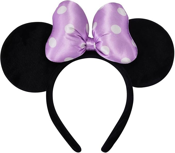 Purple Polka Dot Minnie Ears