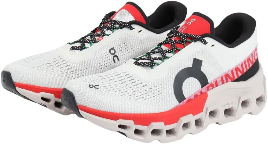 On Running Shoe, White and Red
