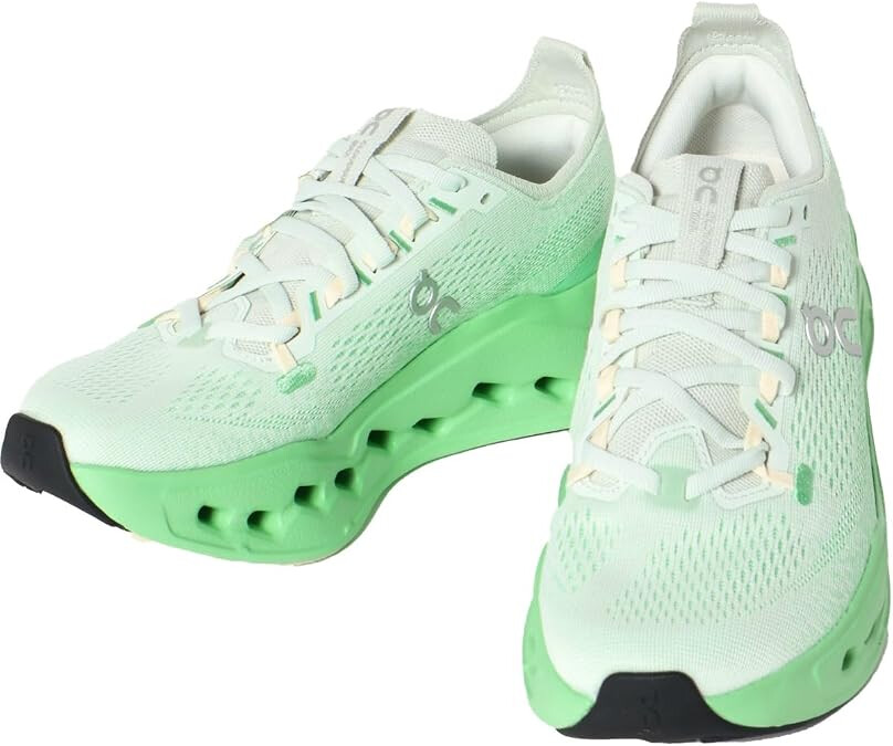 On Cloudmonster Running Shoe, Mint Green