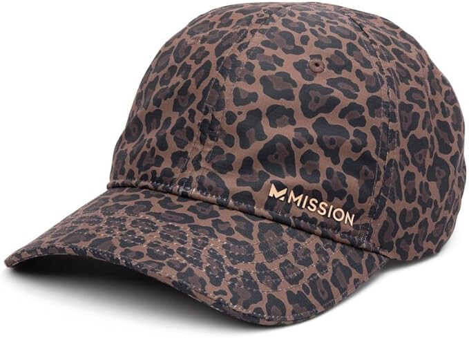 Mission Leopard Print Cooling Cap