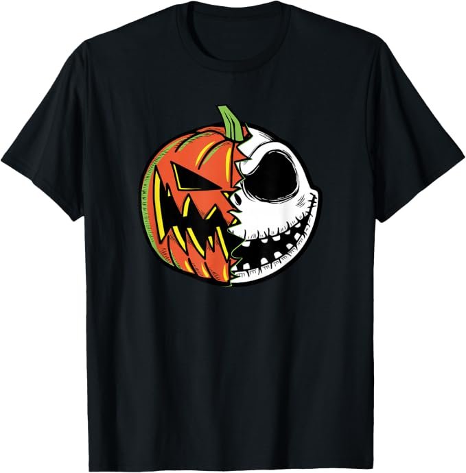 Pumpkin Skull Split Tee