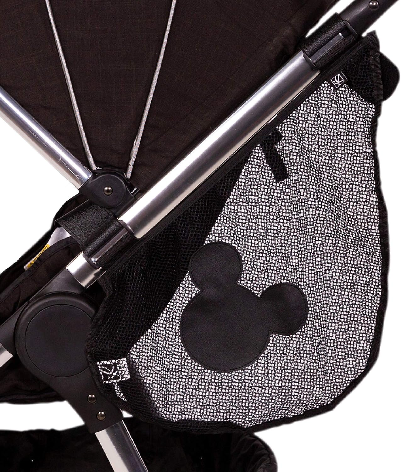 Playful, officially licensed design featuring Mickey Mouse side sling stroller organizer