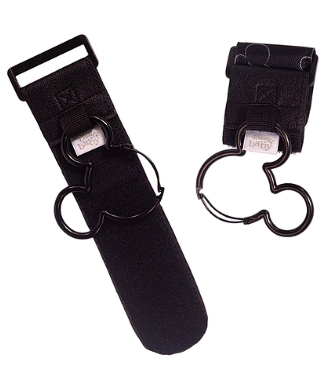 Mickey | Essential baby travel accessory with heavy duty carabiner clips & non-slip