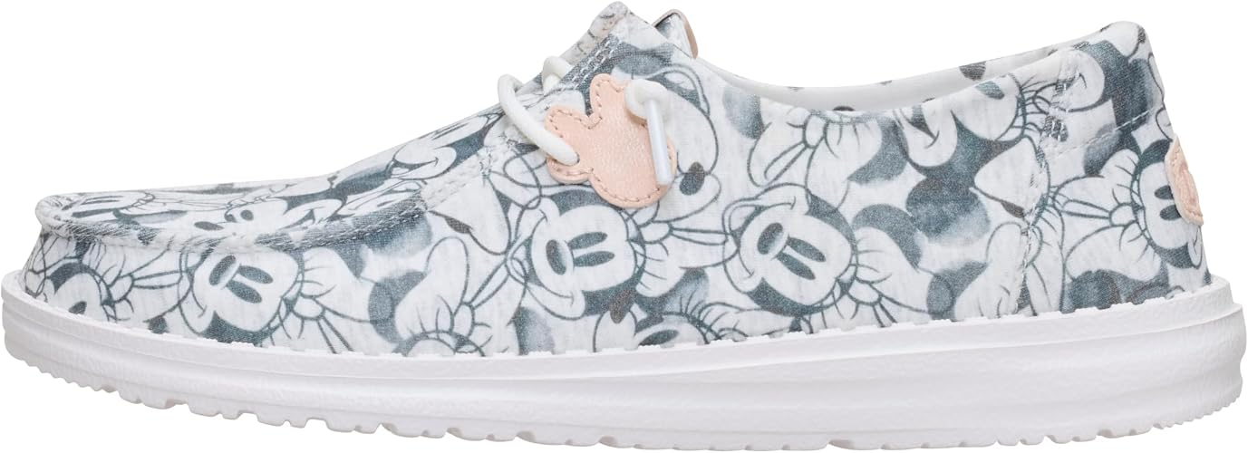 iconic Minnie Mouse grey multi print slip on loafer