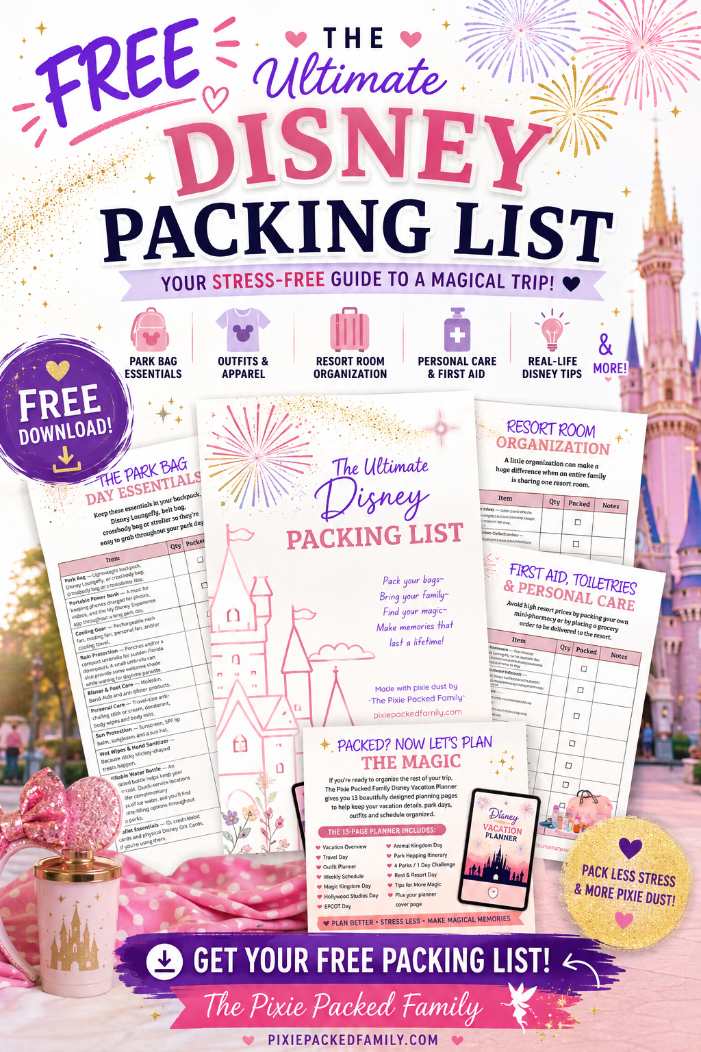 The Ultimate Disney Packing List — free with email signup, sign up below