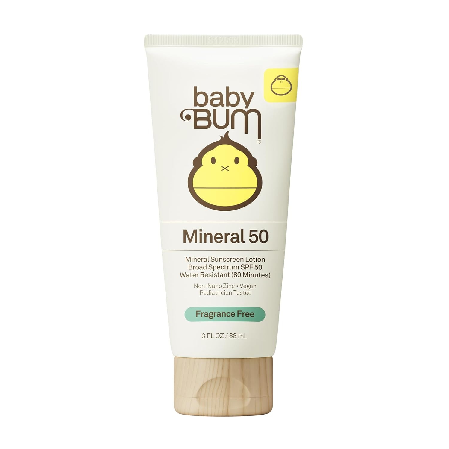 Baby Bum Mineral Sunscreen Lotion SPF 50 Fragrance Free